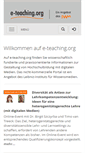 Mobile Screenshot of e-teaching.org
